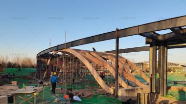 千樹(shù)承建河北園博園木結(jié)構(gòu)建筑在建中，敬請(qǐng)期待成品！